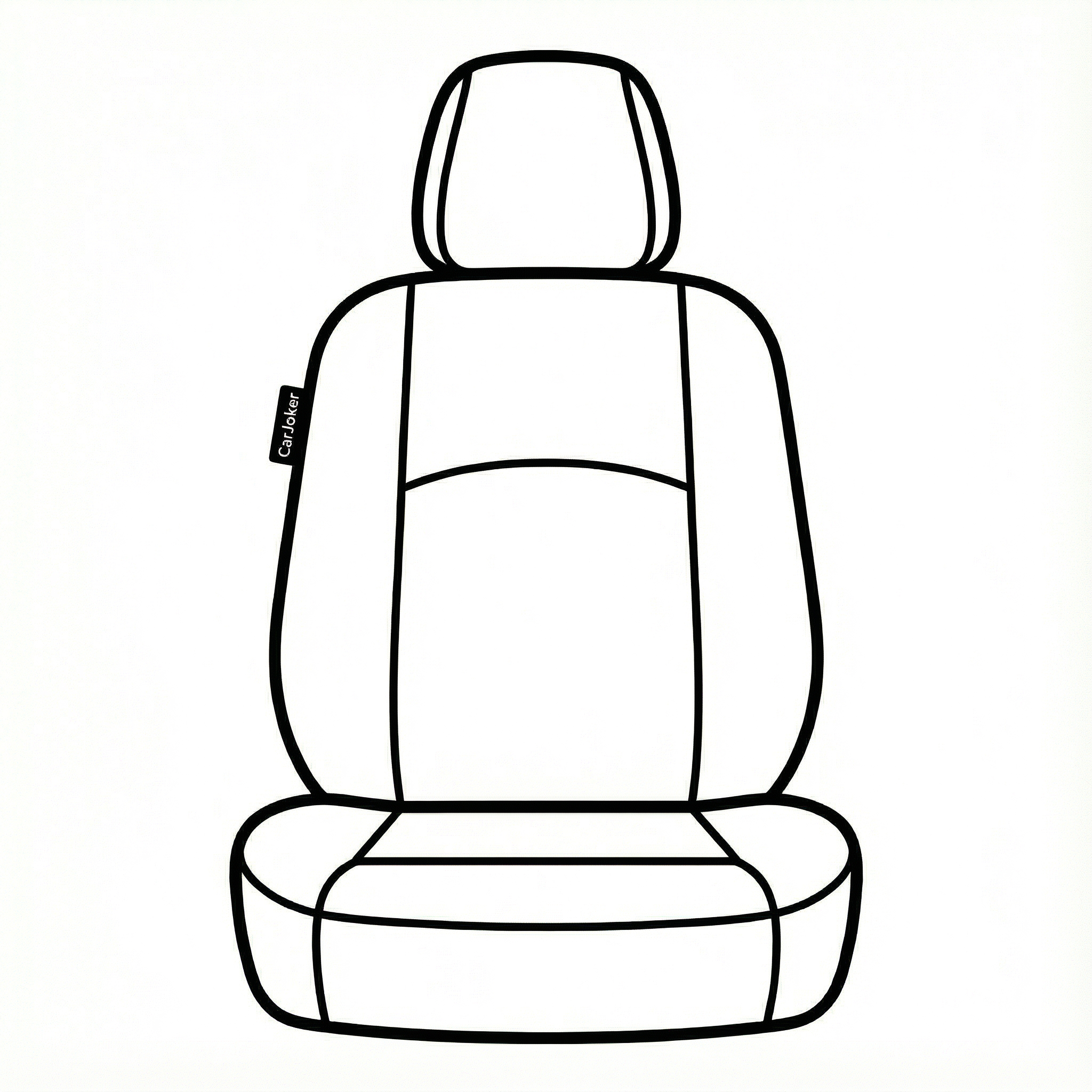 Sitz mit separater Kopfstütze